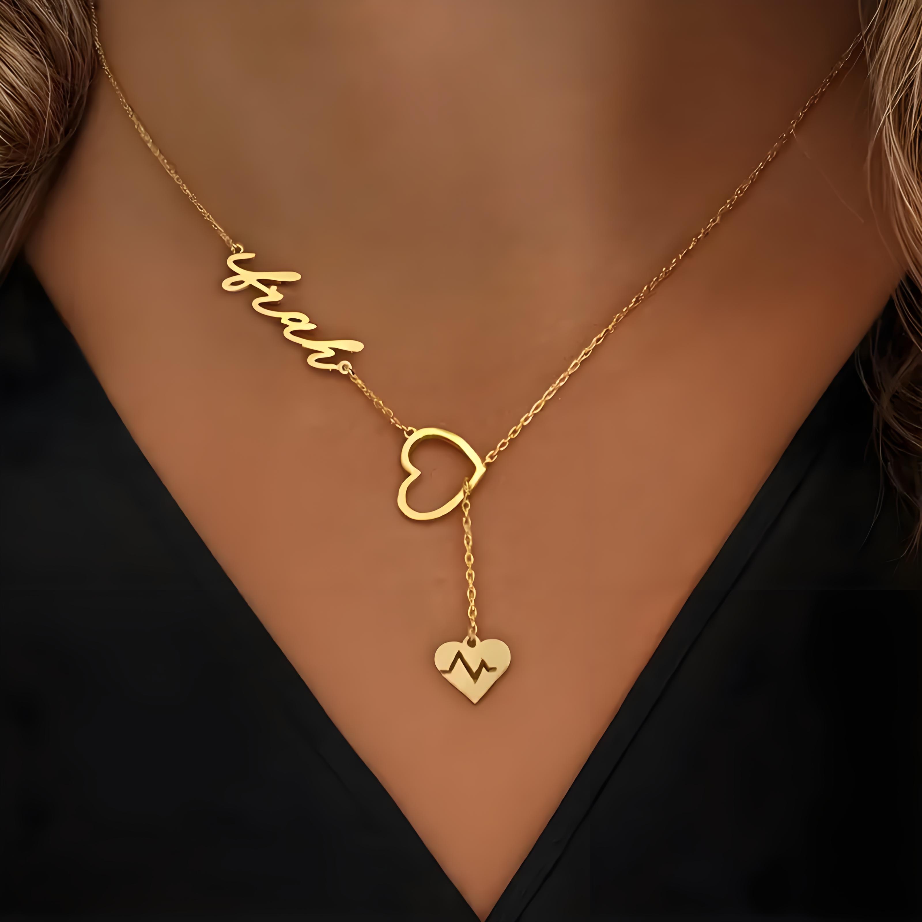 Birth Flower Necklace - Colar personalizado com nome de batimento