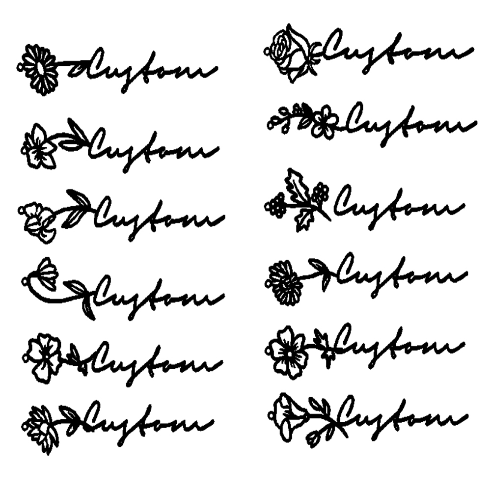 Unift nome personalizado flor  - Birth Flower Necklace avaliação e preço