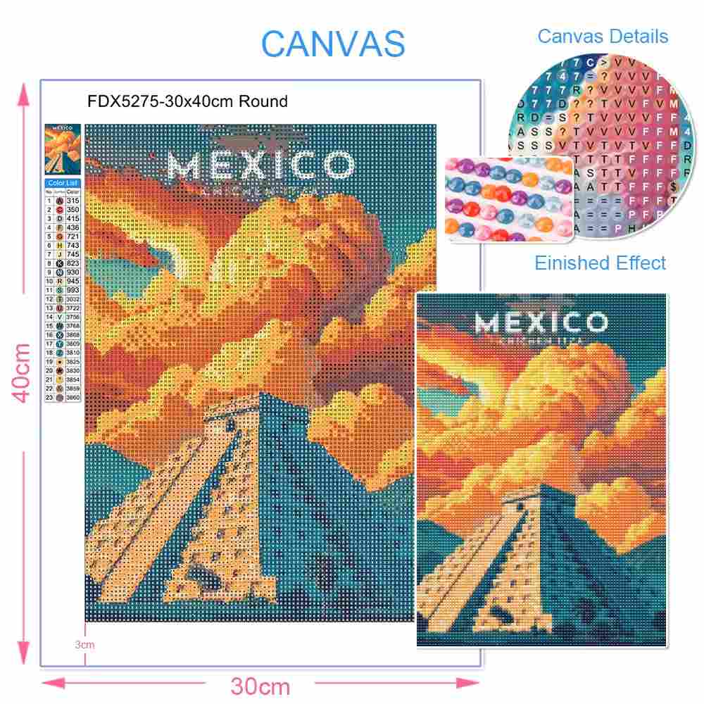 VIVID GEM Kit de Pintura em Di - Photo Mosaic Print avaliação e preço